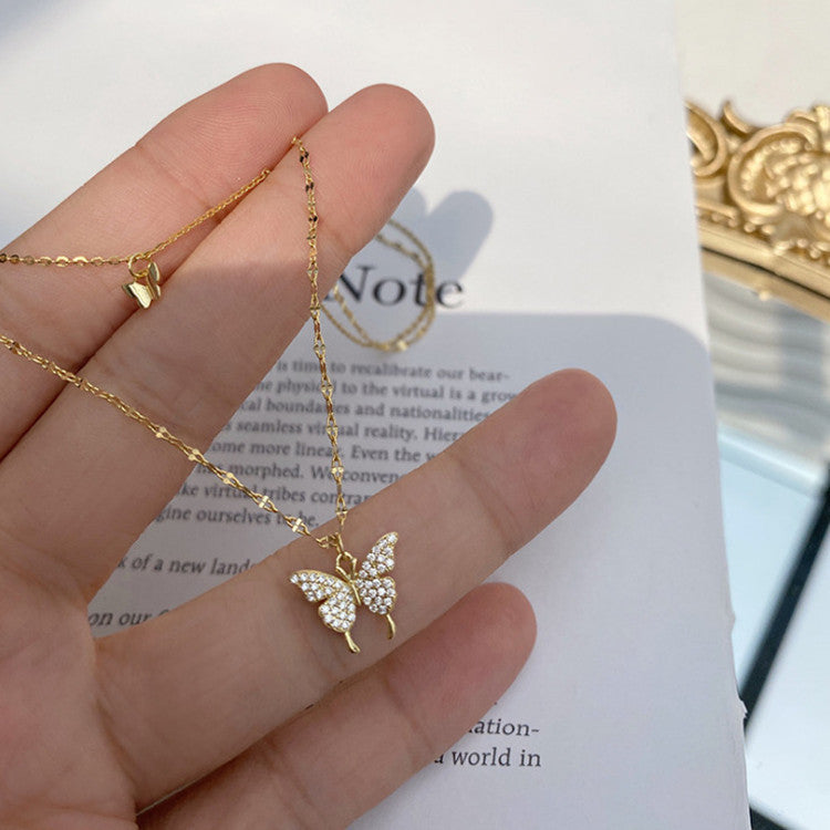 Elegant Butterfly Ladies Necklace - My Store