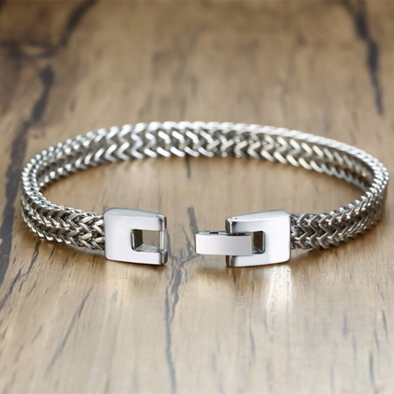 Trendy Stainless Steel Bracelet For Men - My Store