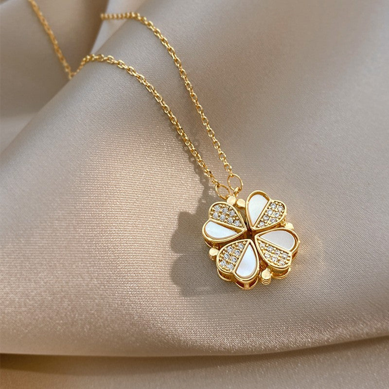 Luxury Four Leaf Clover Pendant Necklace - My Store