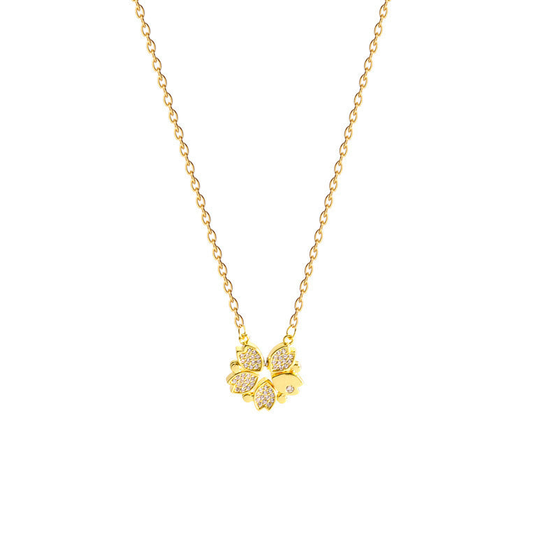 Luxury Four Leaf Clover Pendant Necklace - My Store